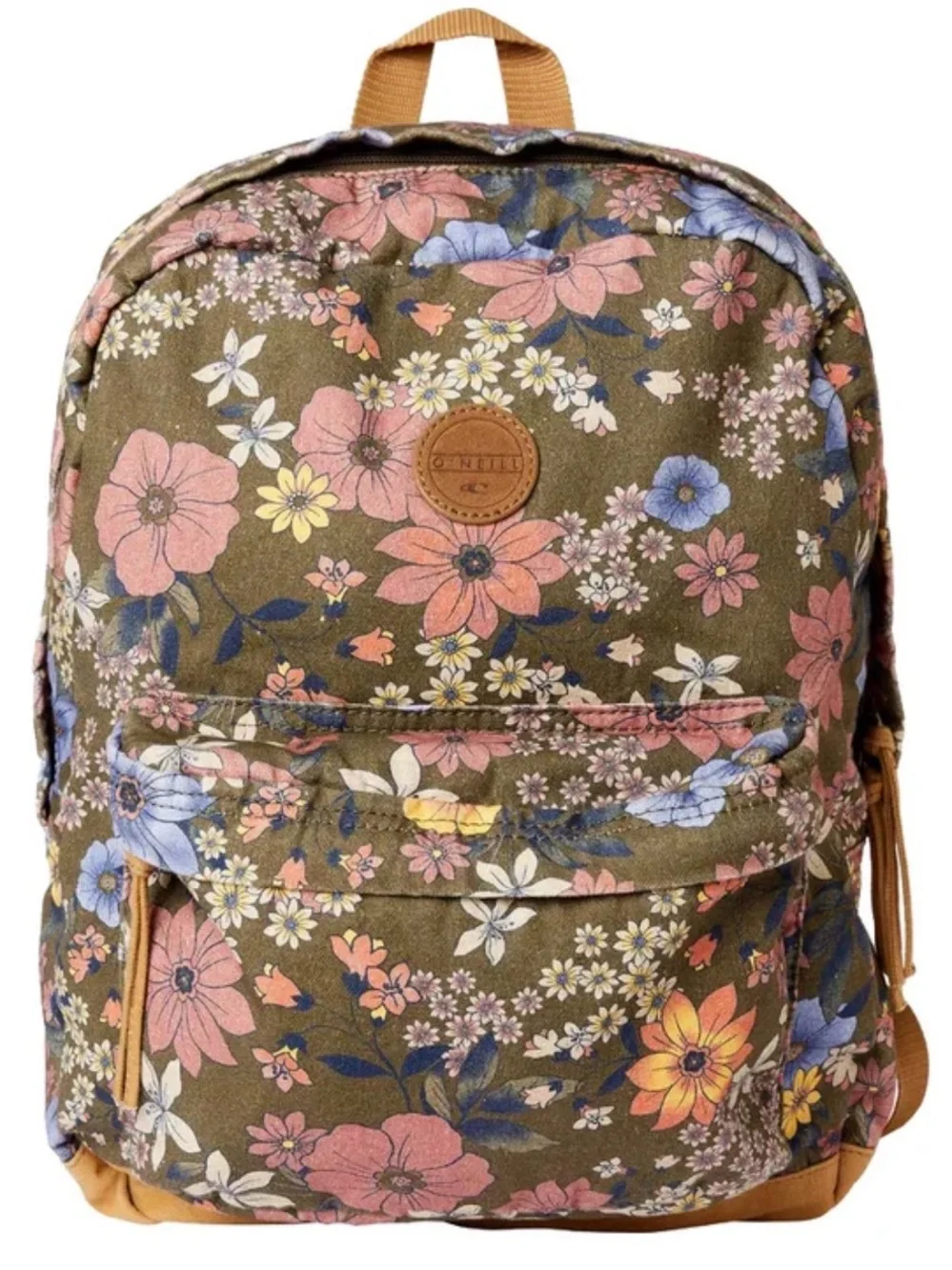 NWT O’Neill Shoreline Backpack olive floral